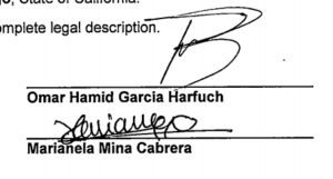 Image of signatures