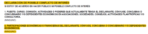 Extracto de Declaración de Alfonso Romo Garza, Mayo 2019